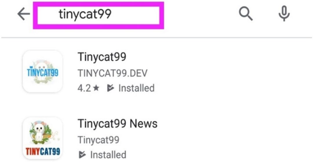 Tải app Tinycat99 là cách vô cùng hoàn hảo để anh em tham gia chơi